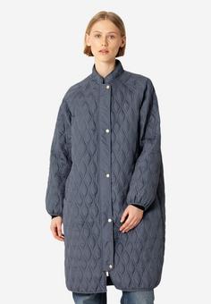 Rückansicht von Ilse Jacobsen AROS05 Steppmantel Damen Ombre Blue