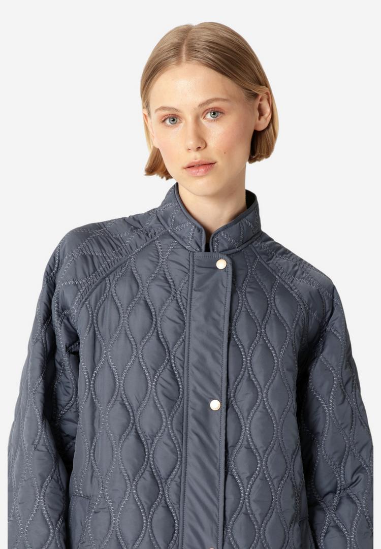 Ilse Jacobsen Ilse Jacobsen AROS05 Steppmantel Damen - Ombre Blue - 0 | SportScheck