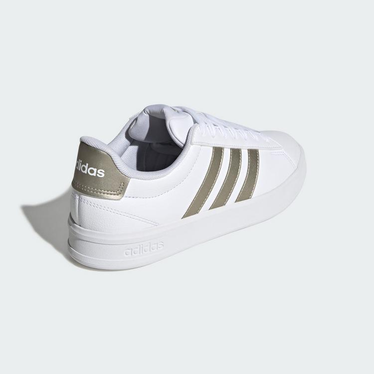 adidas adidas GRAND COURT&nbsp;3.0 SCHUH Sneaker Damen - Cloud White / Cyber Metallic / Cloud White - 4 | SportScheck