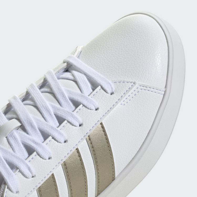 adidas adidas GRAND COURT&nbsp;3.0 SCHUH Sneaker Damen - Cloud White / Cyber Metallic / Cloud White - 6 | SportScheck