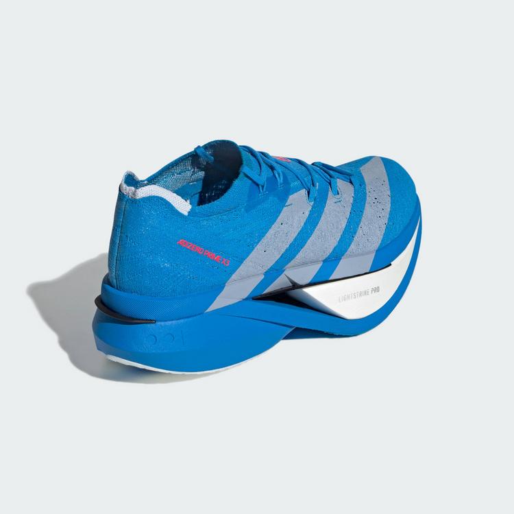 adidas adidas Adizero Prime X3 Strung Schuh Laufschuhe - Solar Blue / Silver Metallic / Lucid Red - 4 | SportScheck