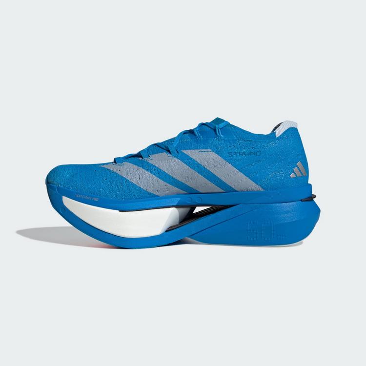 adidas adidas Adizero Prime X3 Strung Schuh Laufschuhe - Solar Blue / Silver Metallic / Lucid Red - 5 | SportScheck