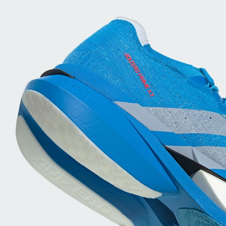adidas adidas Adizero Prime X3 Strung Schuh Laufschuhe - Solar Blue / Silver Metallic / Lucid Red - 6 | SportScheck