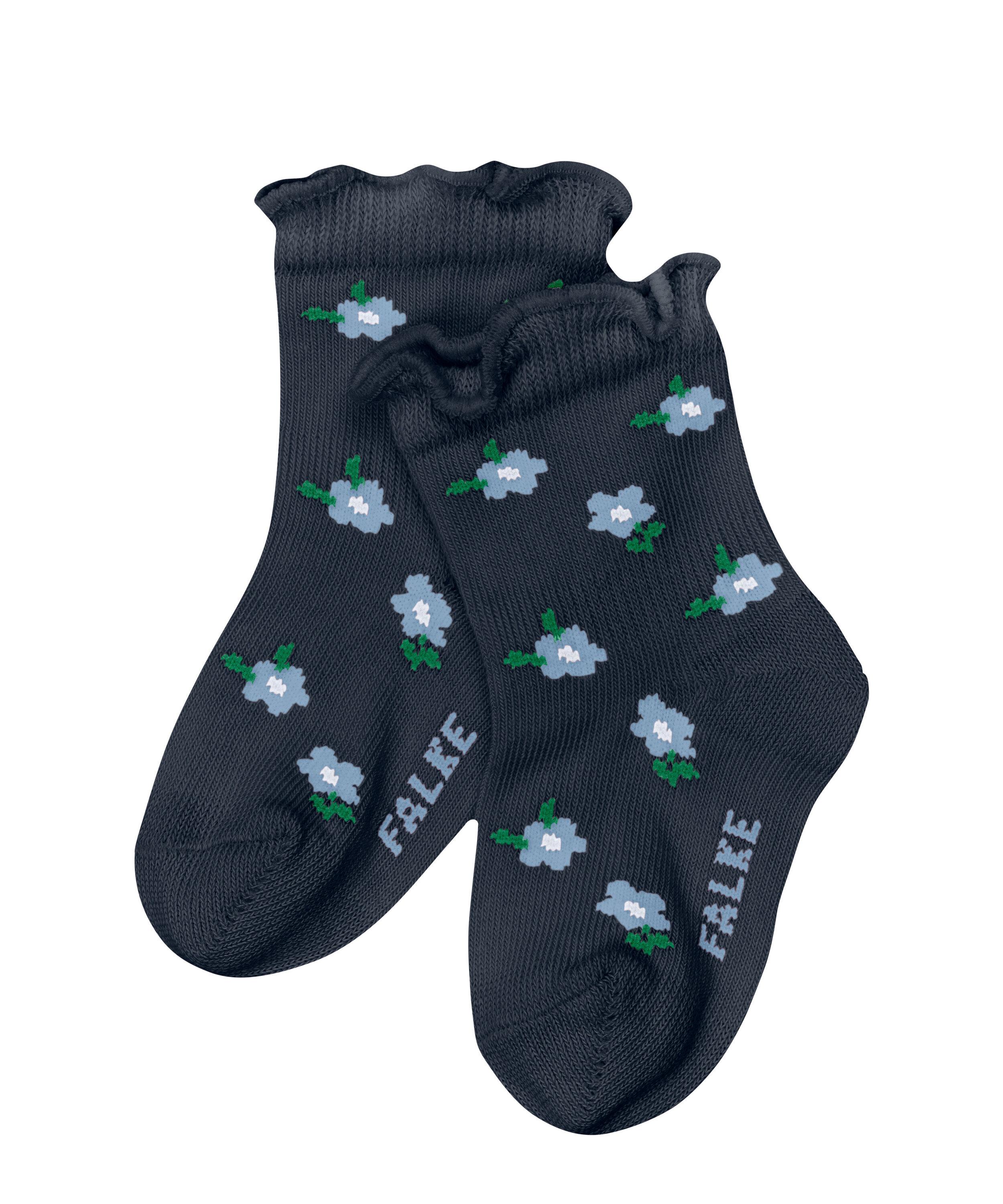 Falke Little Ditsy Flowers SO Socken Kinder - space blue (6116)