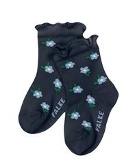 Falke Little Ditsy Flowers SO Socken Kinder - space blue (6116)