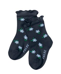 Falke Little Ditsy Flowers SO Freizeitsocken Kinder space blue (6116)