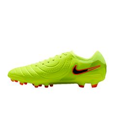 Rückansicht von Nike Tiempo Legend X Pro FG Max Voltage Fußballschuhe gelbschwarz