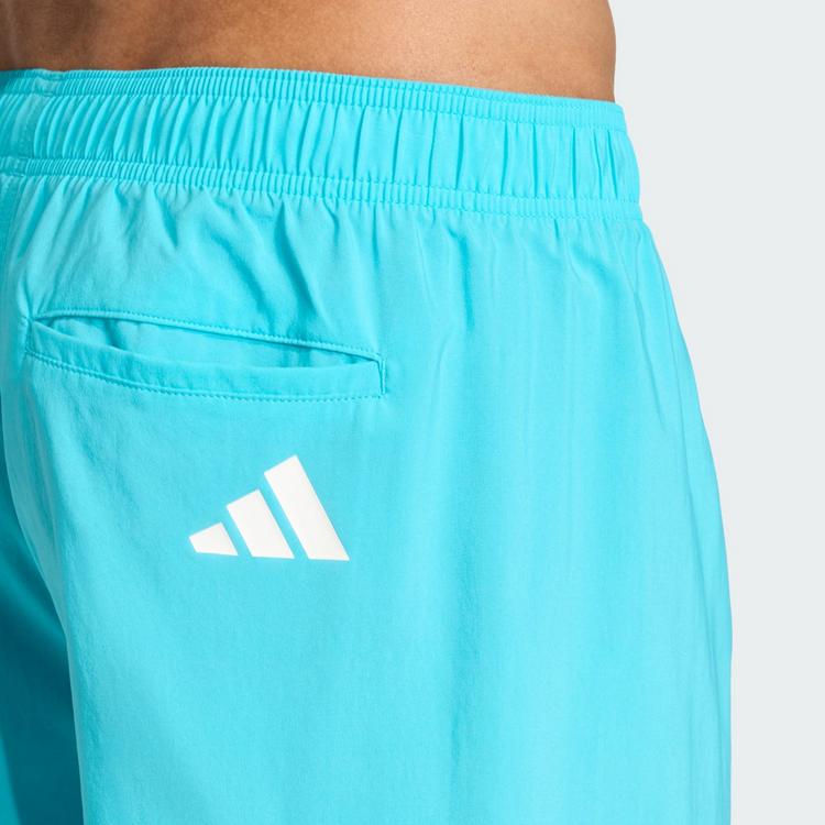 adidas adidas 3-Streifen 8-Inch Badeshorts Badehose Herren - Lucid Cyan / White - 0 | SportScheck