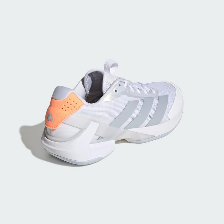 adidas adidas adizero Ubersonic 5 Tennisschuh Tennisschuhe Damen - Cloud White / Halo Blue / Beam Orange - 4 | SportScheck