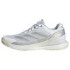 adidas Crazyquick BOOST Padel-Schuh Tennisschuhe Damen - Cloud White / Silver Metallic / Zero Metalic
