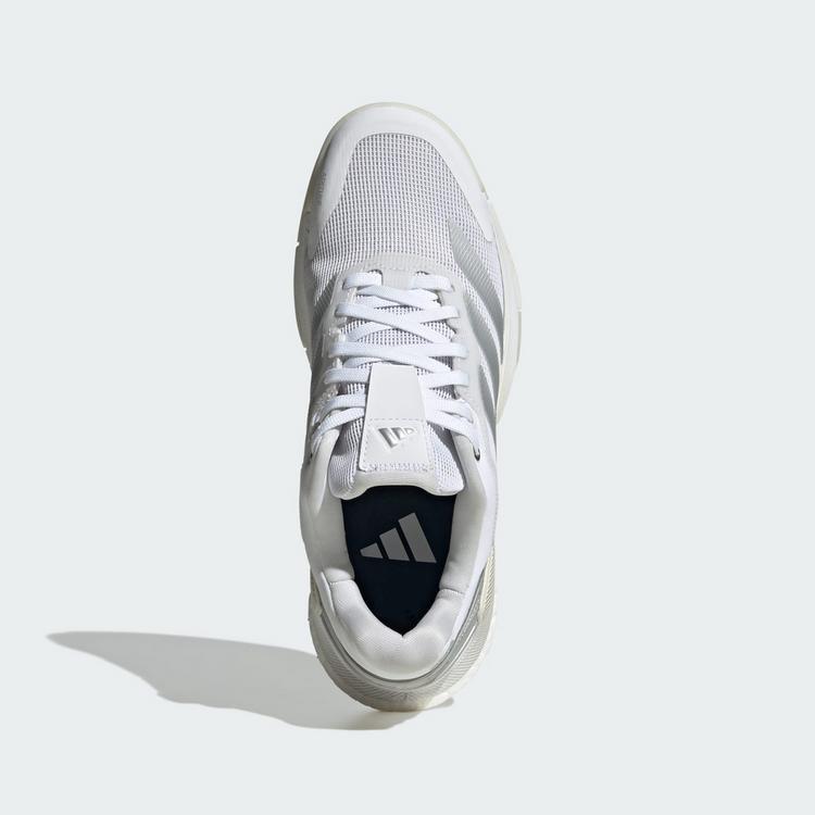 adidas adidas Crazyquick BOOST Padel-Schuh Tennisschuhe Damen - Cloud White / Silver Metallic / Zero Metalic - 1 | SportScheck
