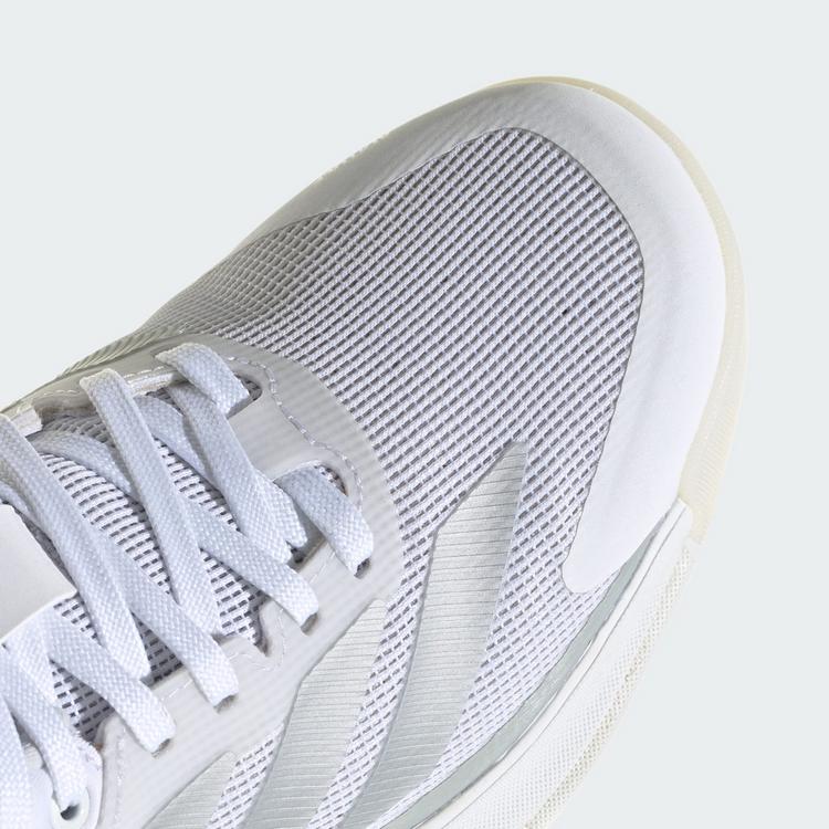 adidas adidas Crazyquick BOOST Padel-Schuh Tennisschuhe Damen - Cloud White / Silver Metallic / Zero Metalic - 6 | SportScheck