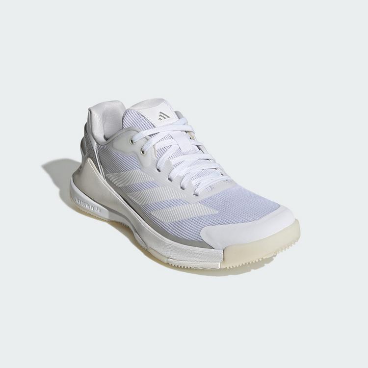 adidas adidas Crazyquick Lightstrike Padel-Schuh Tennisschuhe Damen - Cloud White / Cloud White / Zero Metalic - 3 | SportScheck