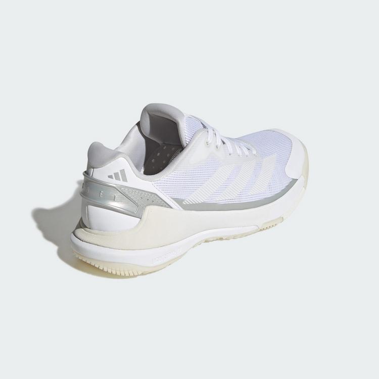 adidas adidas Crazyquick Lightstrike Padel-Schuh Tennisschuhe Damen - Cloud White / Cloud White / Zero Metalic - 4 | SportScheck