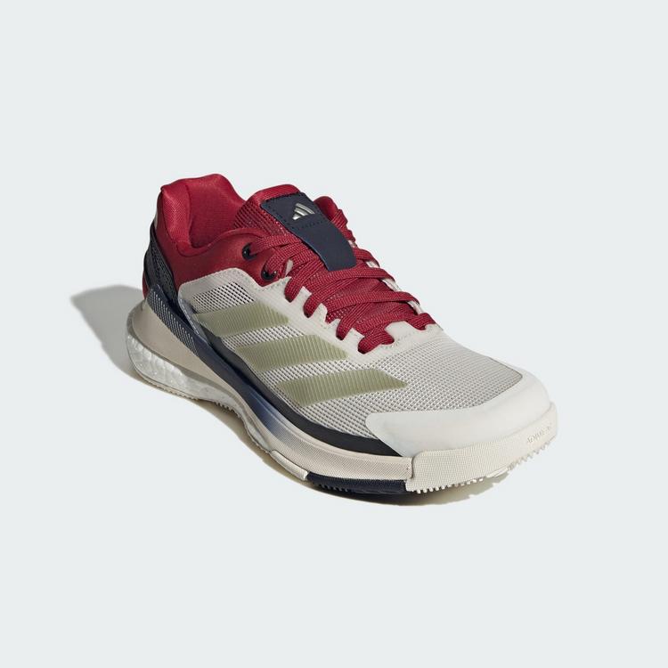 adidas adidas Crazyquick BOOST Padel-Schuh Tennisschuhe Damen - Chalk White / Ice Gold Met. / Team Victory Red - 3 | SportScheck
