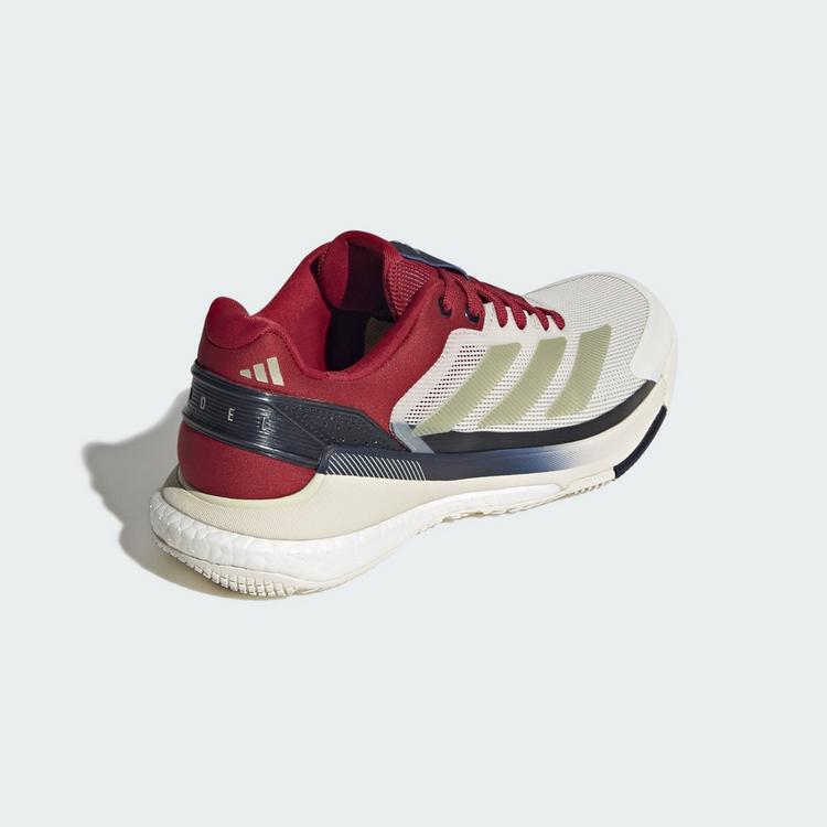 adidas adidas Crazyquick BOOST Padel-Schuh Tennisschuhe Damen - Chalk White / Ice Gold Met. / Team Victory Red - 4 | SportScheck