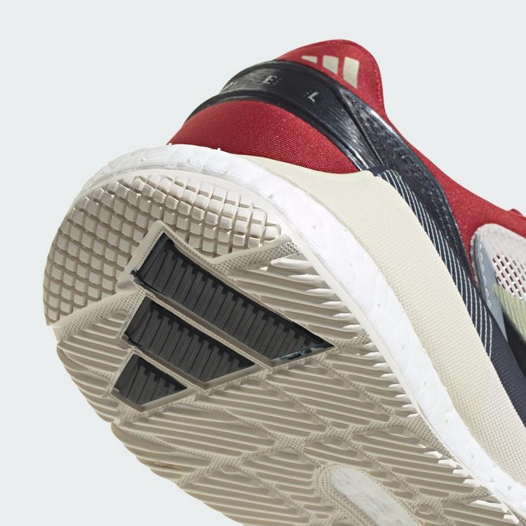 adidas adidas Crazyquick BOOST Padel-Schuh Tennisschuhe Damen - Chalk White / Ice Gold Met. / Team Victory Red - 6 | SportScheck