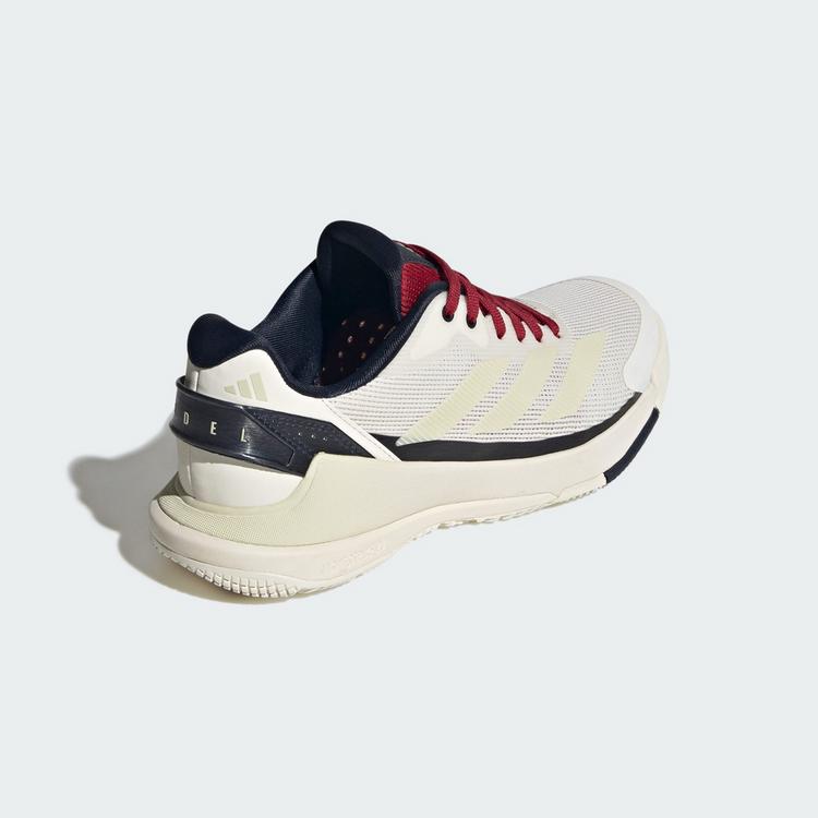 adidas adidas Crazyquick Lightstrike Padel-Schuh Tennisschuhe Damen - Chalk White / Ice Gold Met. / Team Victory Red - 4 | SportScheck