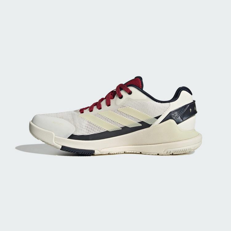 adidas adidas Crazyquick Lightstrike Padel-Schuh Tennisschuhe Damen - Chalk White / Ice Gold Met. / Team Victory Red - 5 | SportScheck