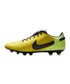Rückansicht von Nike Premier II FG Max Voltage Fußballschuhe Herren gelbschwarz