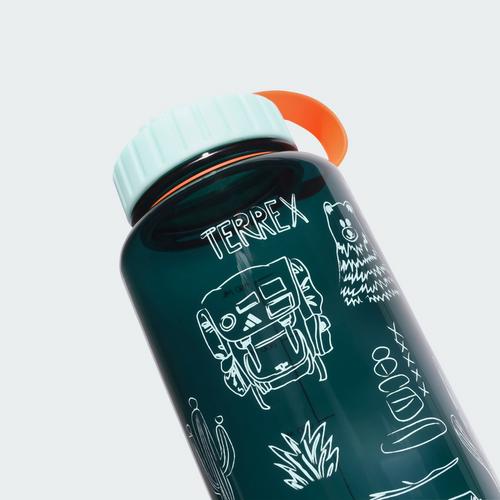 Rückansicht von adidas TERREX Trinkflasche 1.000 Milliliter Trinkflasche Aurora Ivy
