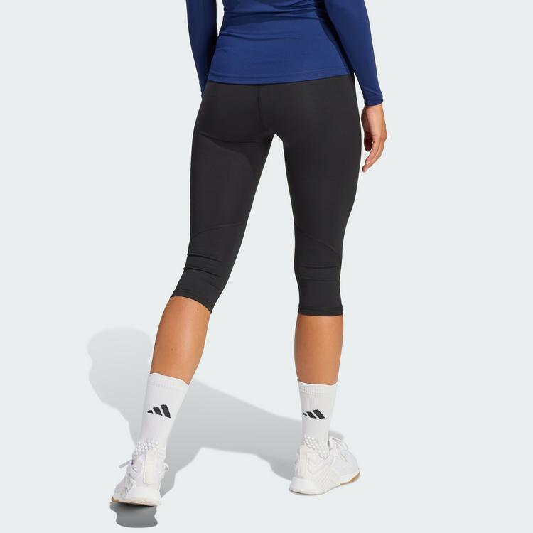 adidas adidas TECHFIT Capri Leggings Leggings Damen - Dark Blue - 1 | SportScheck