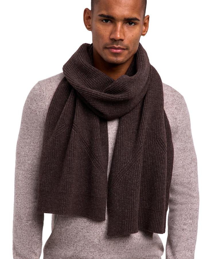 Falke Falke SEL Structured Lambswool Scarf m Schal - buckeye mel. (5046) - 0 | SportScheck