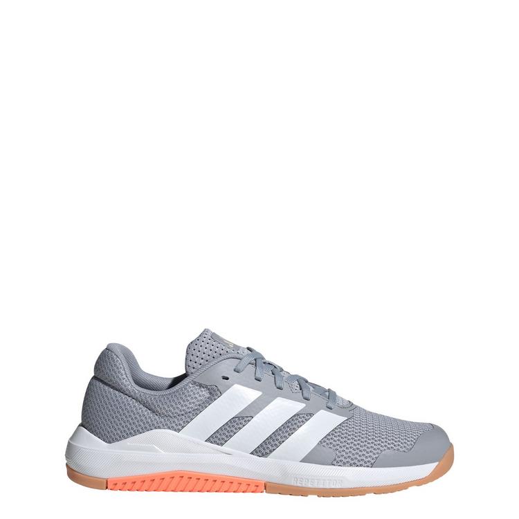 adidas adidas Dropset Base-Trainingsschuhe Fitnessschuhe Damen - Halo Silver / Cloud White / Beam Orange - 0 | SportScheck