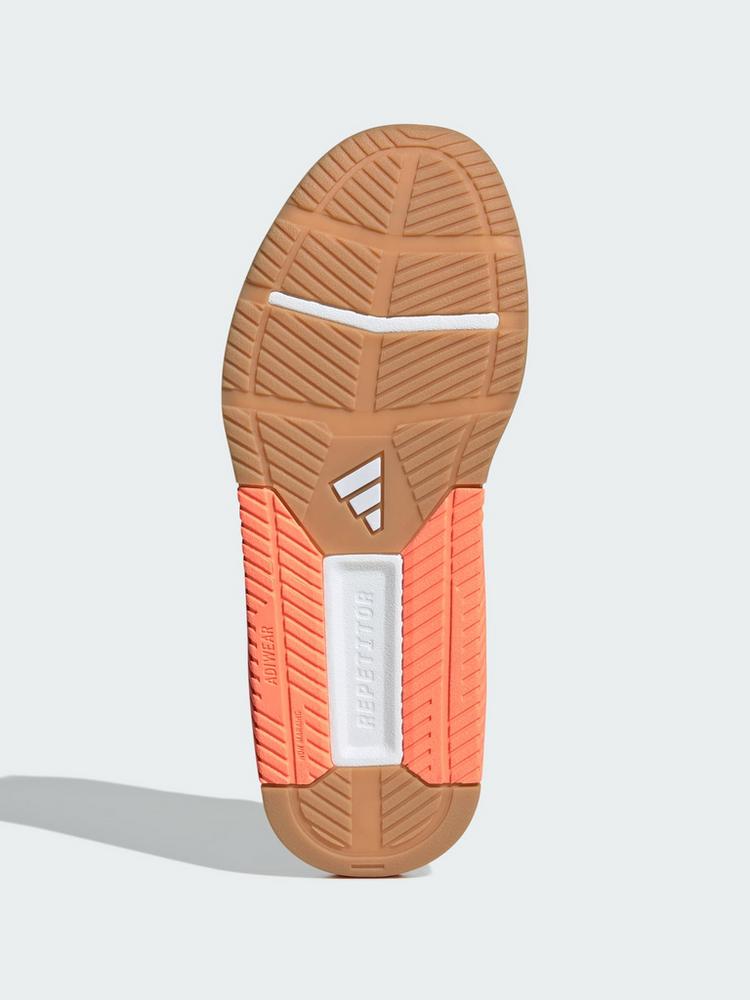 adidas adidas Dropset Base-Trainingsschuhe Fitnessschuhe Damen - Halo Silver / Cloud White / Beam Orange - 2 | SportScheck