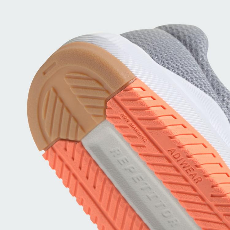adidas adidas Dropset Base-Trainingsschuhe Fitnessschuhe Damen - Halo Silver / Cloud White / Beam Orange - 6 | SportScheck