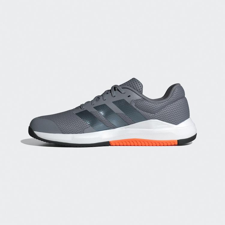 adidas adidas Dropset Base Trainingsschuh. Fitnessschuhe Herren - Grey / Grey Five / Lucid Orange - 5 | SportScheck