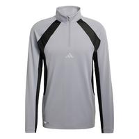 adidas Tech Apparel 1/4 Rei&szlig;verschluss Funktionssweatshirt Herren - Halo Silver