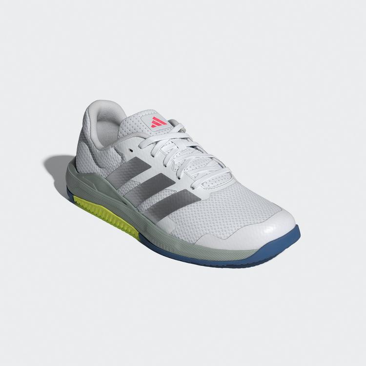 adidas adidas Dropset Base-Trainingsschuhe Fitnessschuhe Damen - Cloud White / Matte Silver / Wonder Sage - 3 | SportScheck
