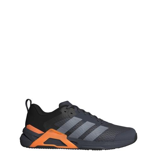 Rückansicht von adidas Dropset Control Trainingsschuh Fitnessschuhe Herren Aurora Onix / Grey / Lucid Orange