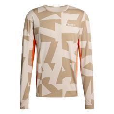 adidas Multi Synthetic langärmelige Baselayer Funktionsshirt Herren Beige / Blanch Cargo