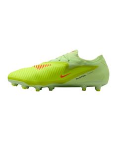 Rückansicht von Nike Phantom 6 Low Pro AG Max Voltage Fußballschuhe Herren gelbschwarz