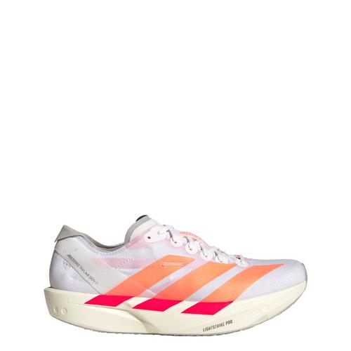 Rückansicht von adidas Adizero Takumi Sen 11 Schuh Laufschuhe Damen Cloud White / Beam Orange / Lucid Red