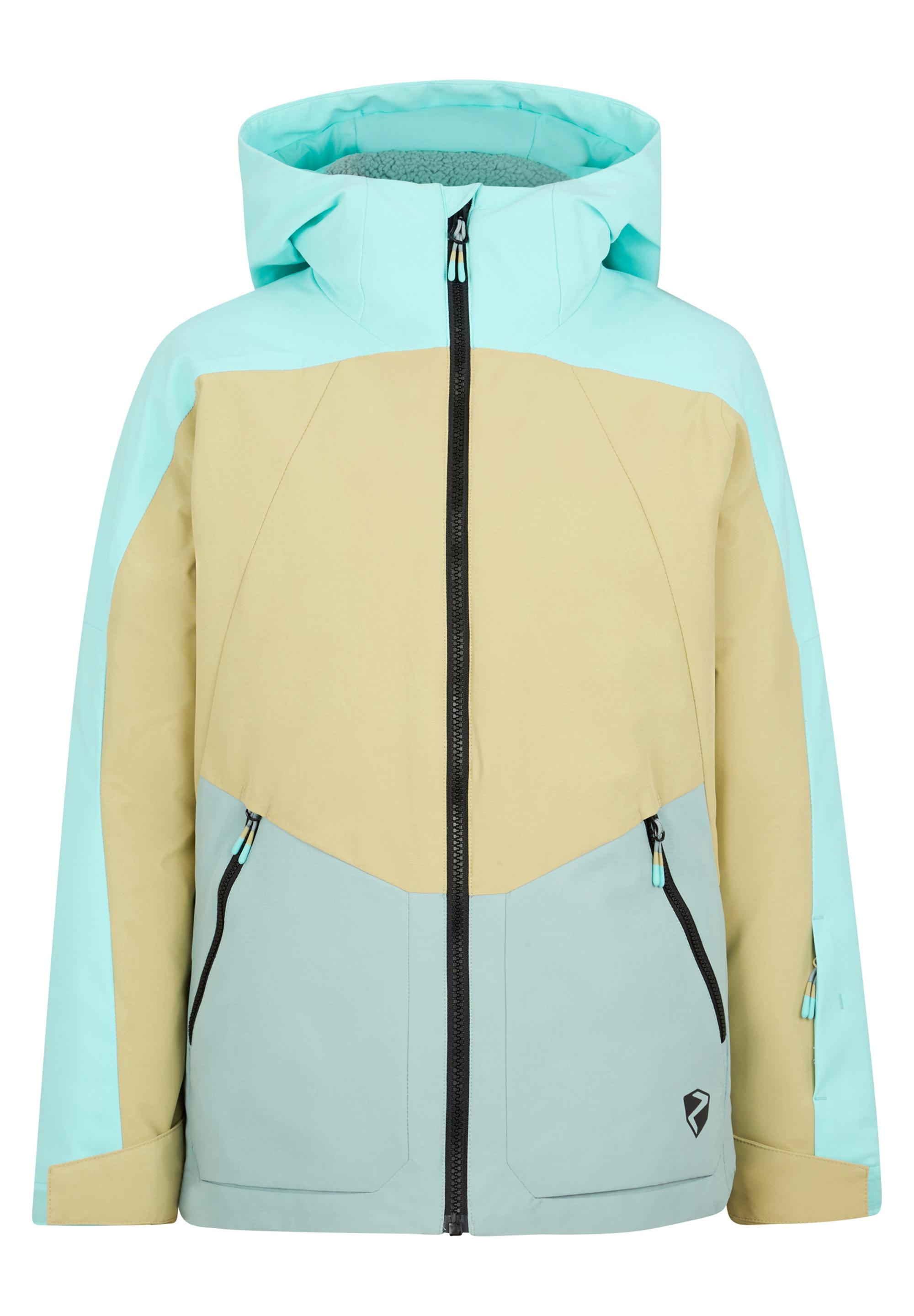 Ziener ARNU-Z Skijacke Kinder - dried eucalyptus