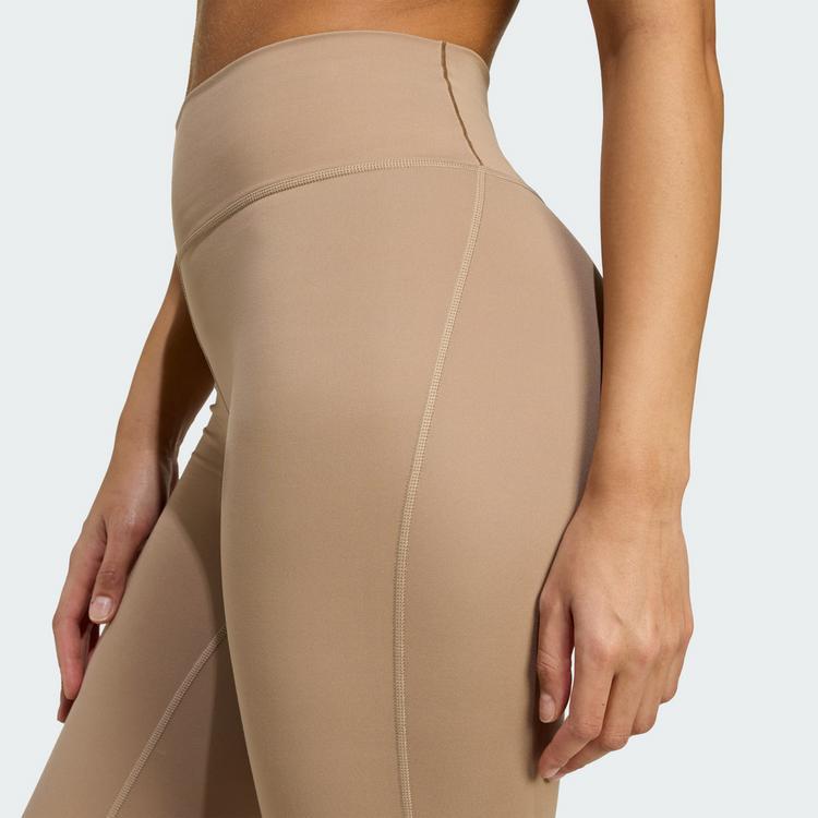 adidas adidas All Me Essentials Flare Leggings Tights Damen - Chalky Brown / Chalky Brown - 0 | SportScheck