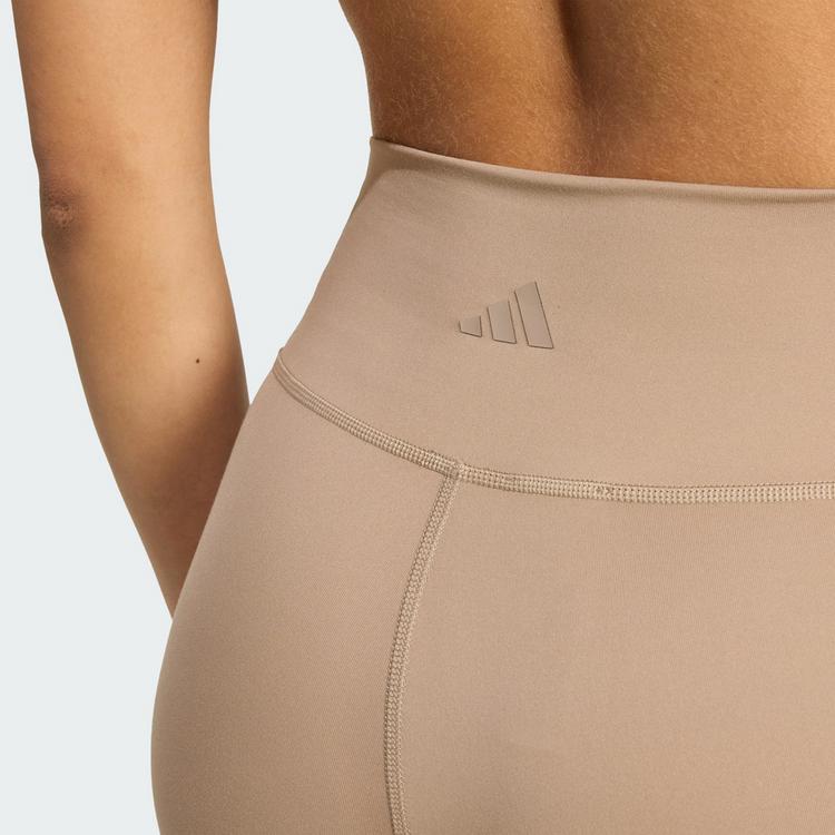 adidas adidas All Me Essentials Flare Leggings Tights Damen - Chalky Brown / Chalky Brown - 1 | SportScheck