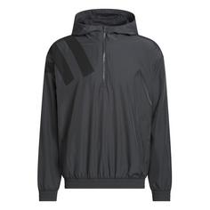 adidas Anthony Edwards Anorak Pullover Outdoorjacke Herren Carbon