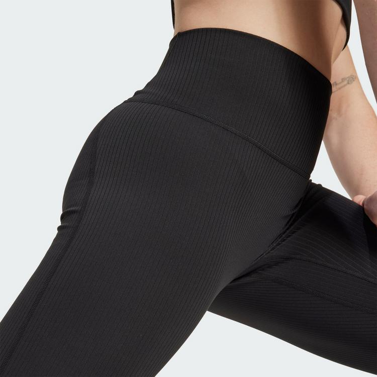 adidas adidas adidas All Me Rib 7/8 Leggings Leggings Damen - Black - 1 | SportScheck