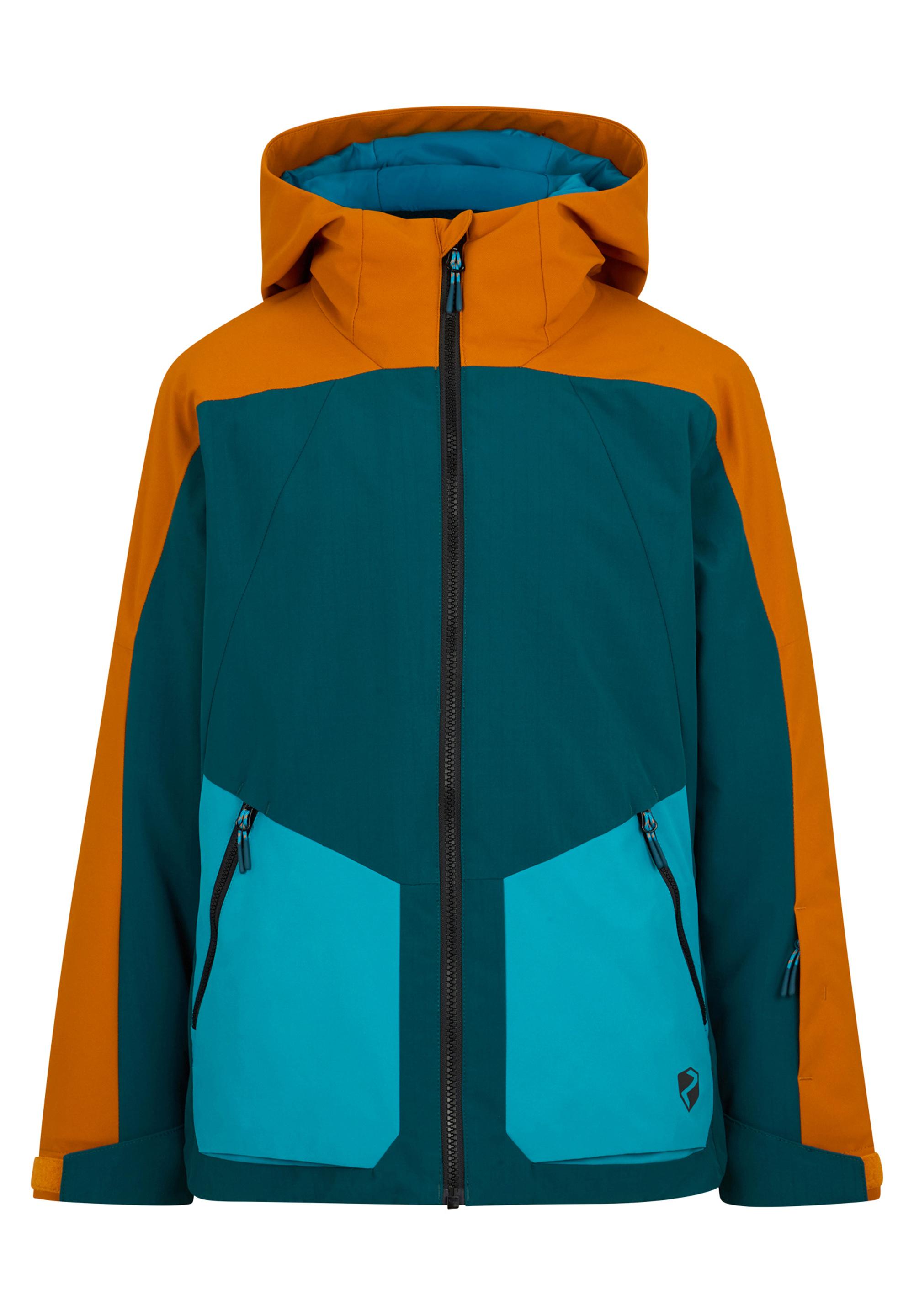 Ziener ARNU-Z Skijacke Kinder - caramel glow tex