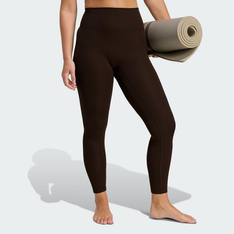 adidas adidas adidas All Me Rib 7/8 Leggings Leggings Damen - Aurora Coffee - 0 | SportScheck