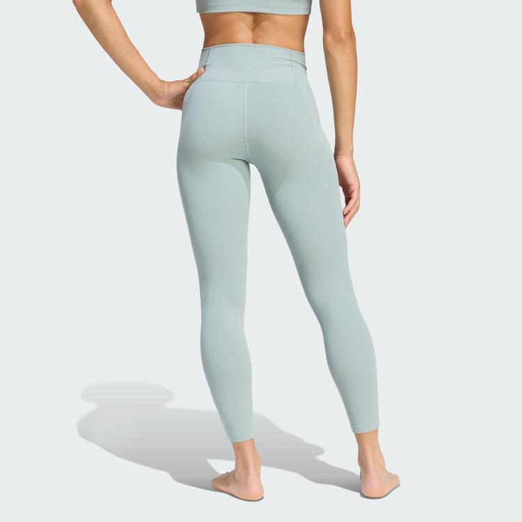 adidas adidas adidas All Me Rib 7/8 Leggings Leggings Damen - Wonder Sage - 1 | SportScheck