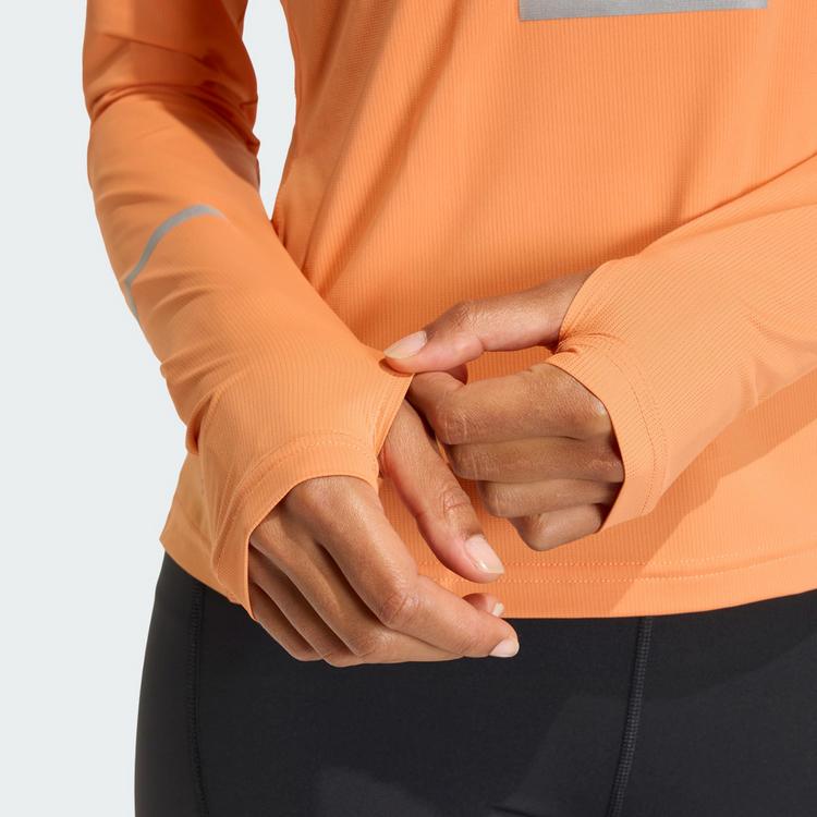adidas adidas ADI365 Climacool+ Longsleeve Funktionsshirt Damen - Dusky Orange - 0 | SportScheck