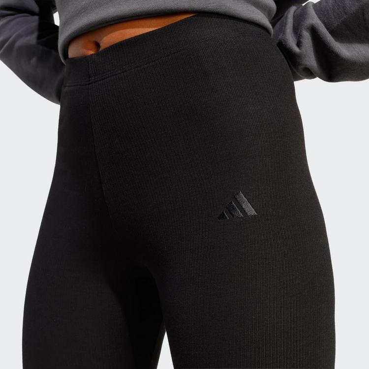 adidas adidas Seasonal Essentials Rib Capri Leggings Funktionsshorts Damen - Black - 0 | SportScheck