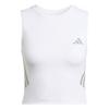 adidas adi365 Iconic Running tanktop, K&uuml;rzer Croptop Damen - White