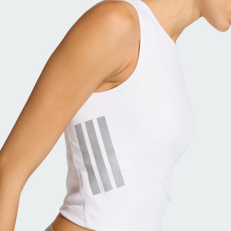 adidas adidas adi365 Iconic Running tanktop, K&uuml;rzer... Croptop Damen - White - 1 | SportScheck