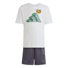 adidas ADIDAS MINECRAFT TRAINING SUMMER SET Trainingsanzug Kinder White